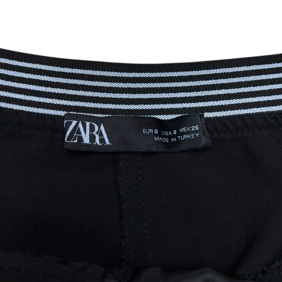 ZARA, Black Tailored Pants, Small - Picture 2 of 9